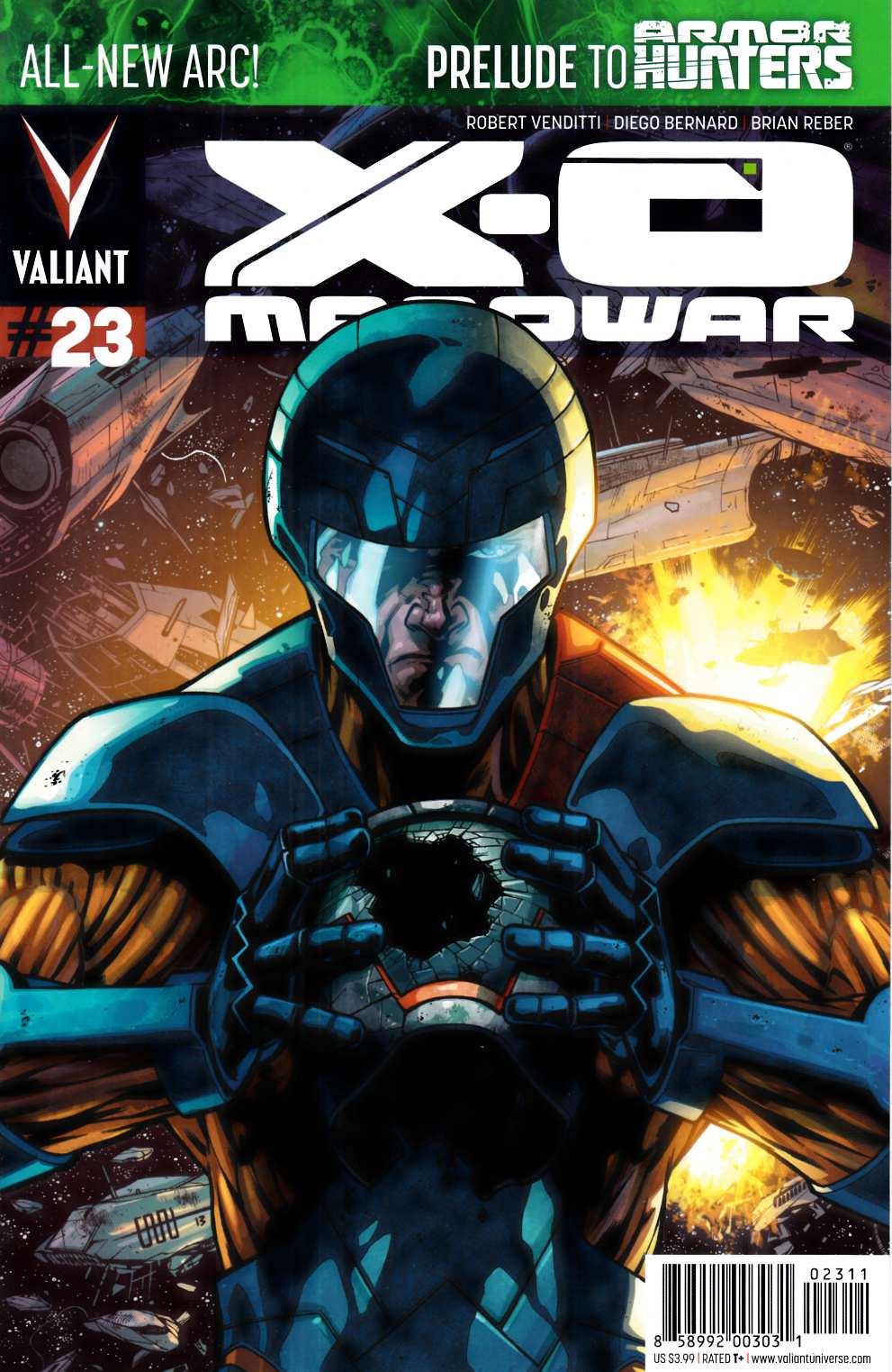 X-O Manowar #23 Cover A Near Mint (9.4) [Valiant Comic] LARGE