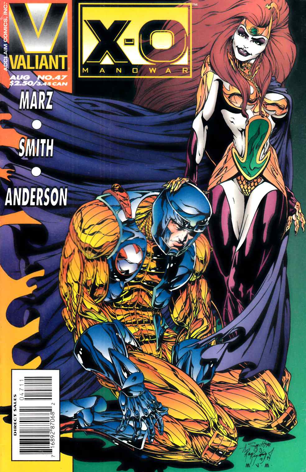 X-O Manowar #47 Very Fine (8.0) [Valiant Comic] THUMBNAIL
