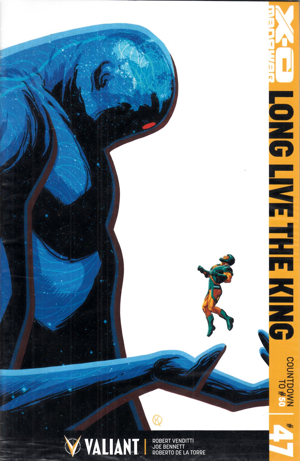 X-O Manowar #47 Cover F Second Printing Near Mint (9.4) [Valiant Comic] THUMBNAIL