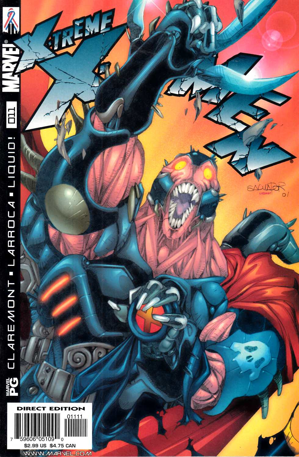 X-Treme X-Men #11 Near Mint (9.4) [Marvel Comic] LARGE