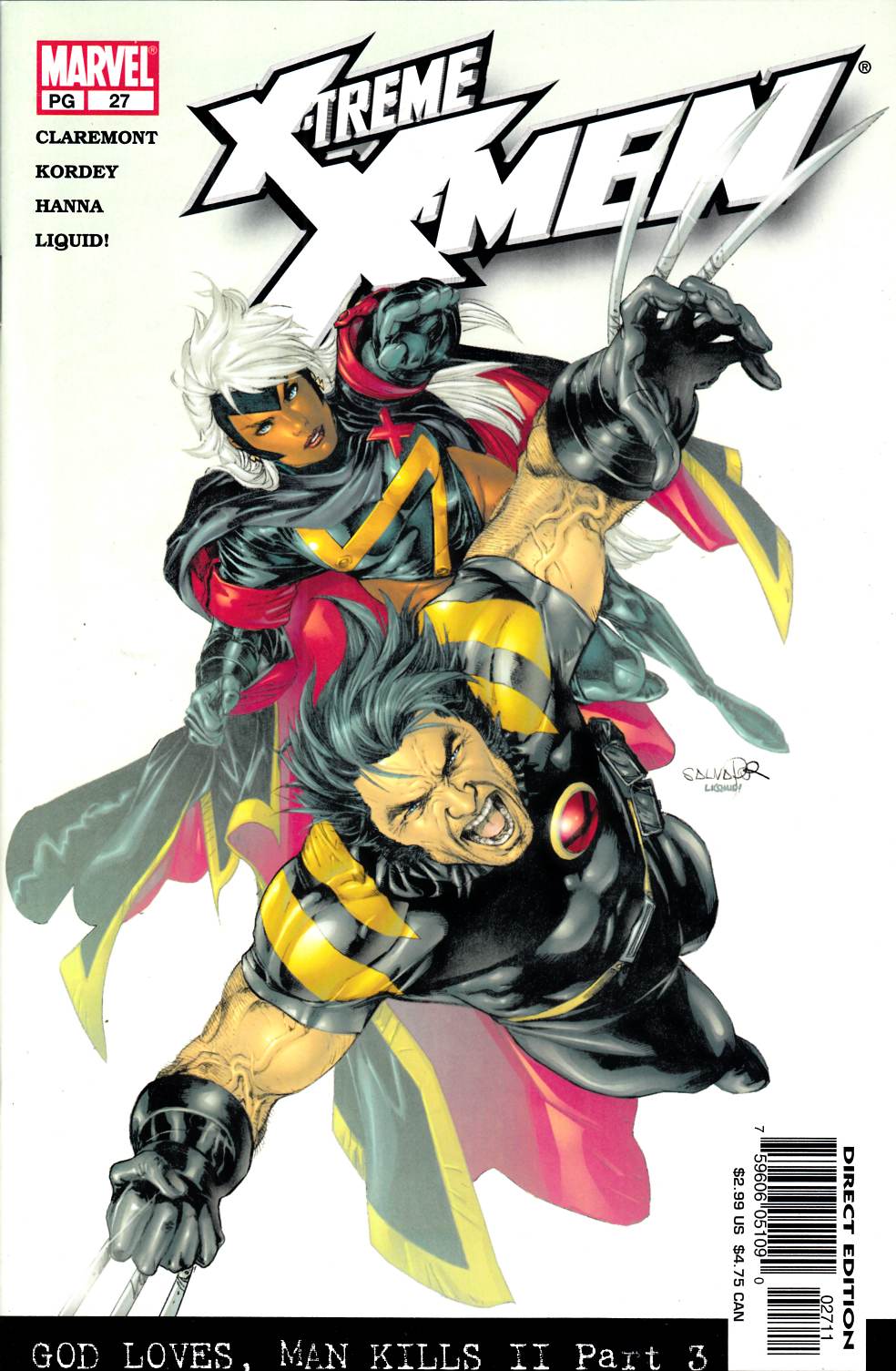 X-Treme X-Men #27 Near Mint (9.4) [Marvel Comic] THUMBNAIL