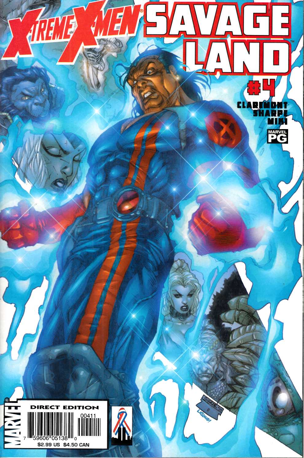 X-Treme X-Men Savage Land #4 Near Mint (9.4) [Marvel Comic] THUMBNAIL