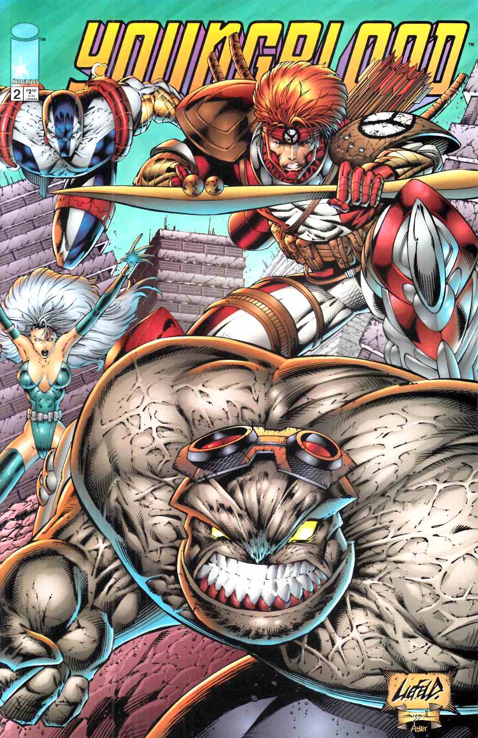 Youngblood #2 Near Mint (9.4) [Image Comic] THUMBNAIL