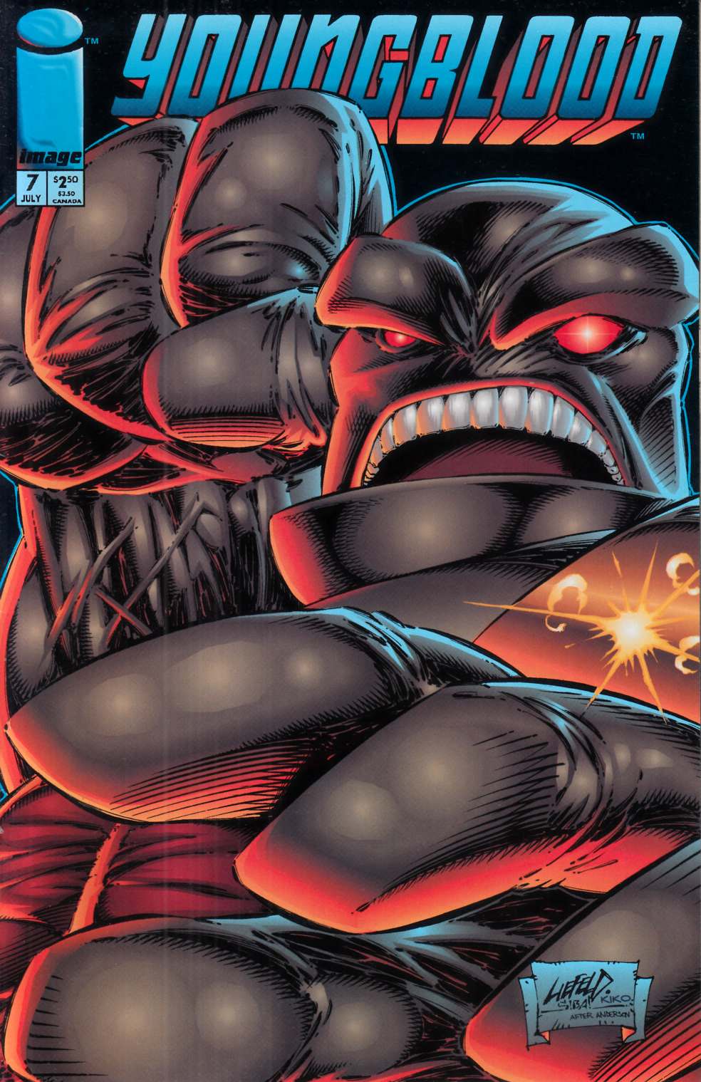Youngblood #7 Very Fine (8.0) [Image Comic] LARGE