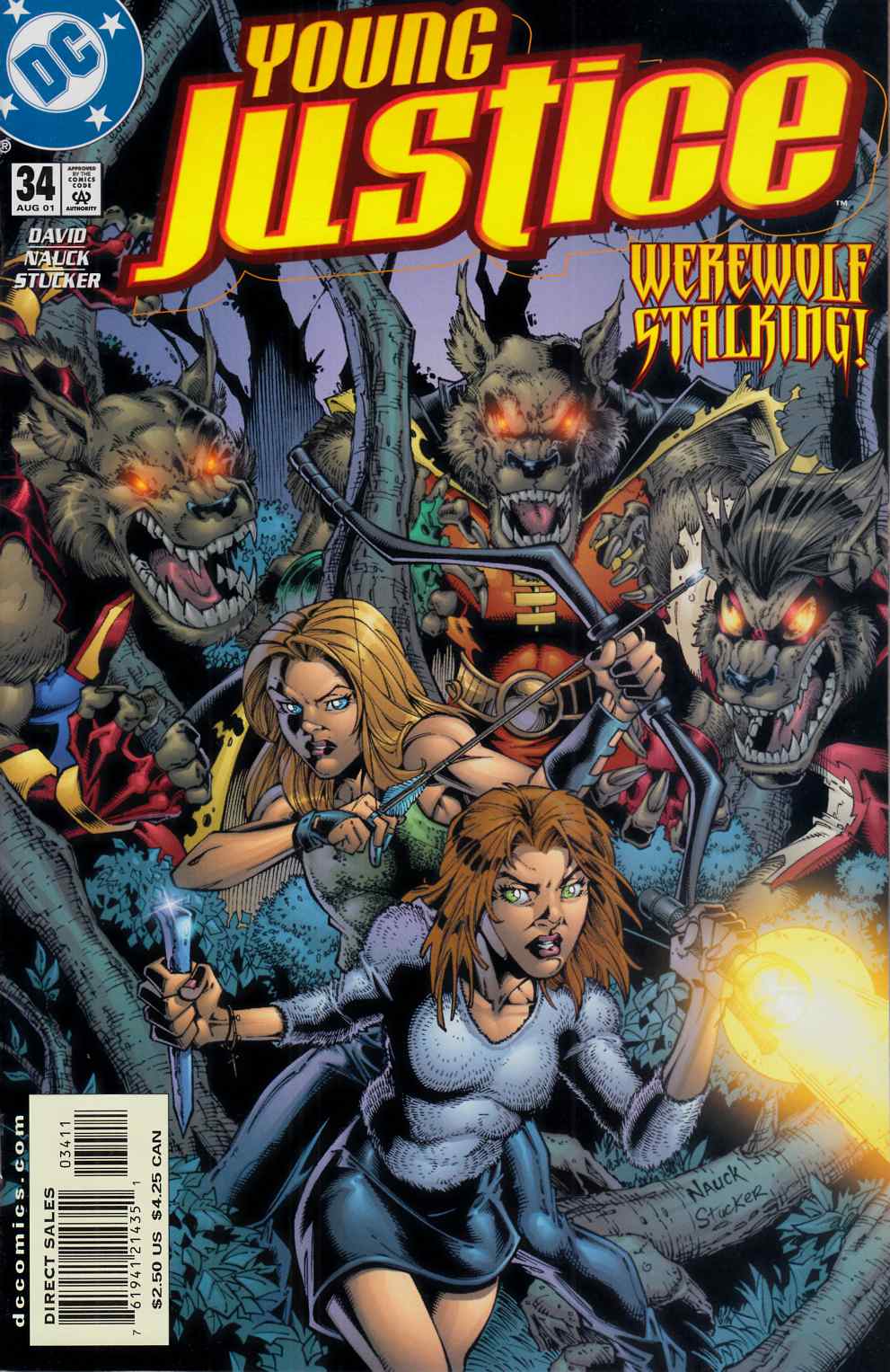 Young Justice #34 Near Mint (9.4) [DC Comic] THUMBNAIL