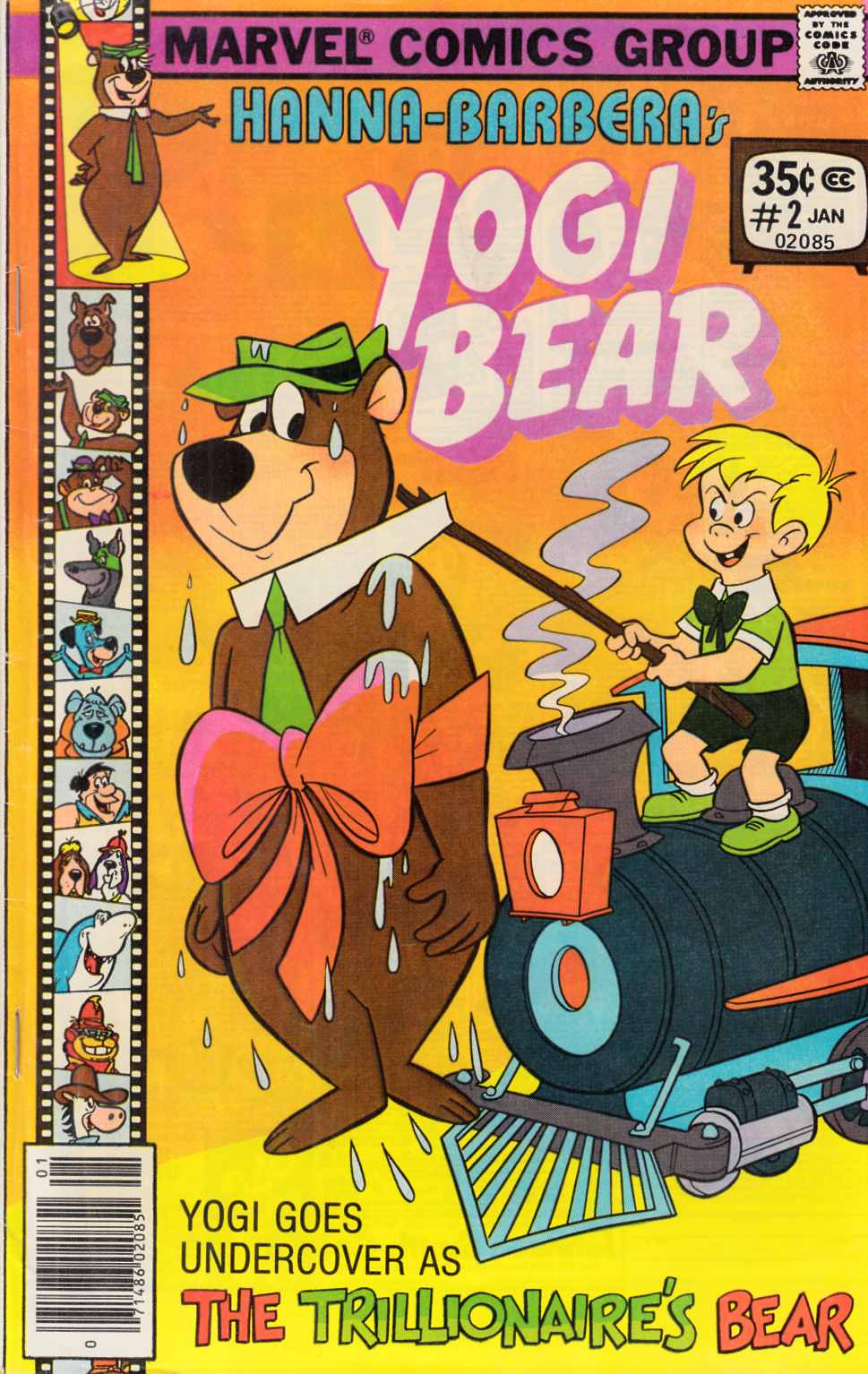 Yogi Bear #2 Very Good (4.0) [Marvel Comic] THUMBNAIL