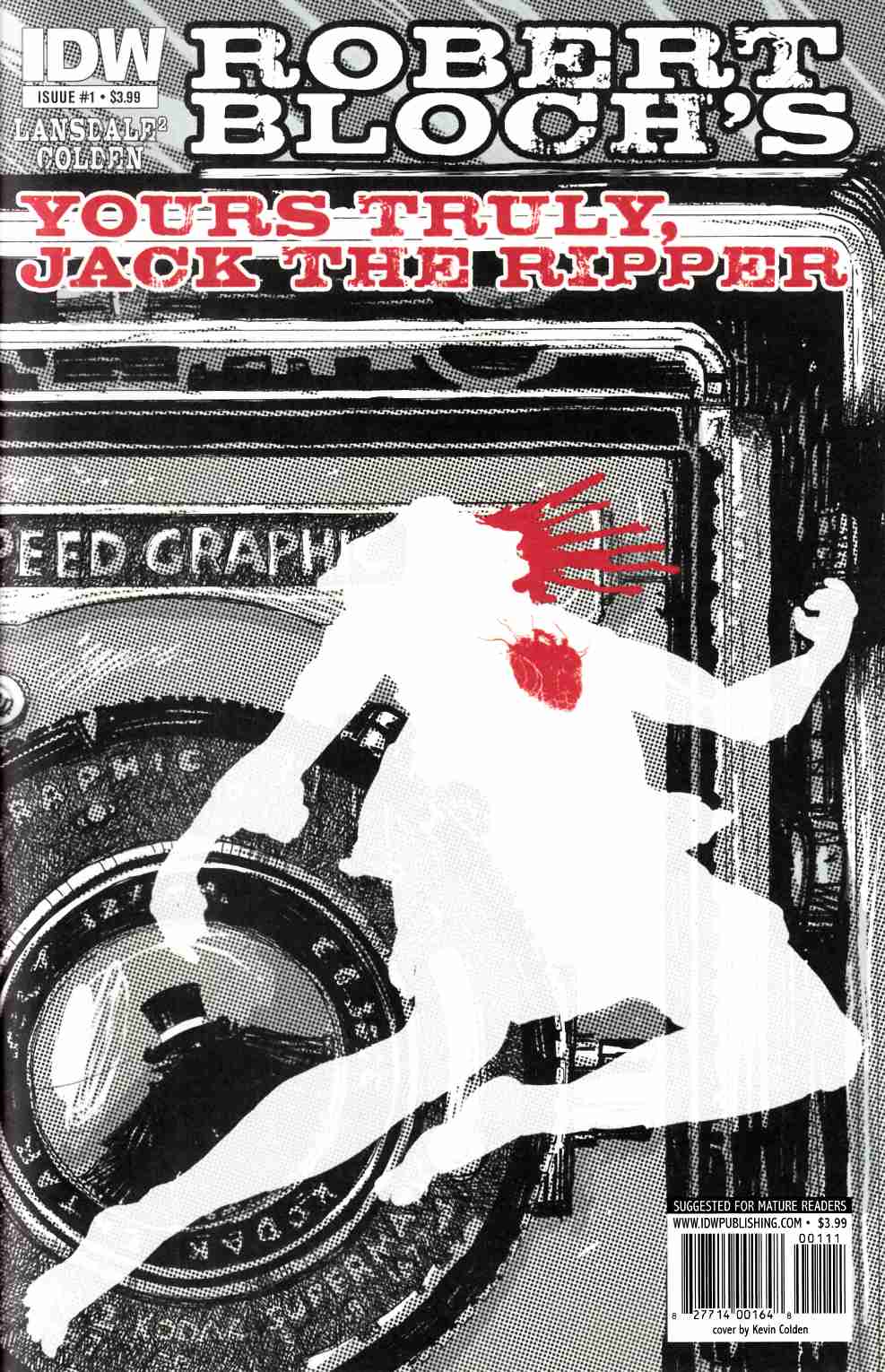 Yours Truly Jack the Ripper #1 Near Mint (9.4) [IDW Comic] LARGE