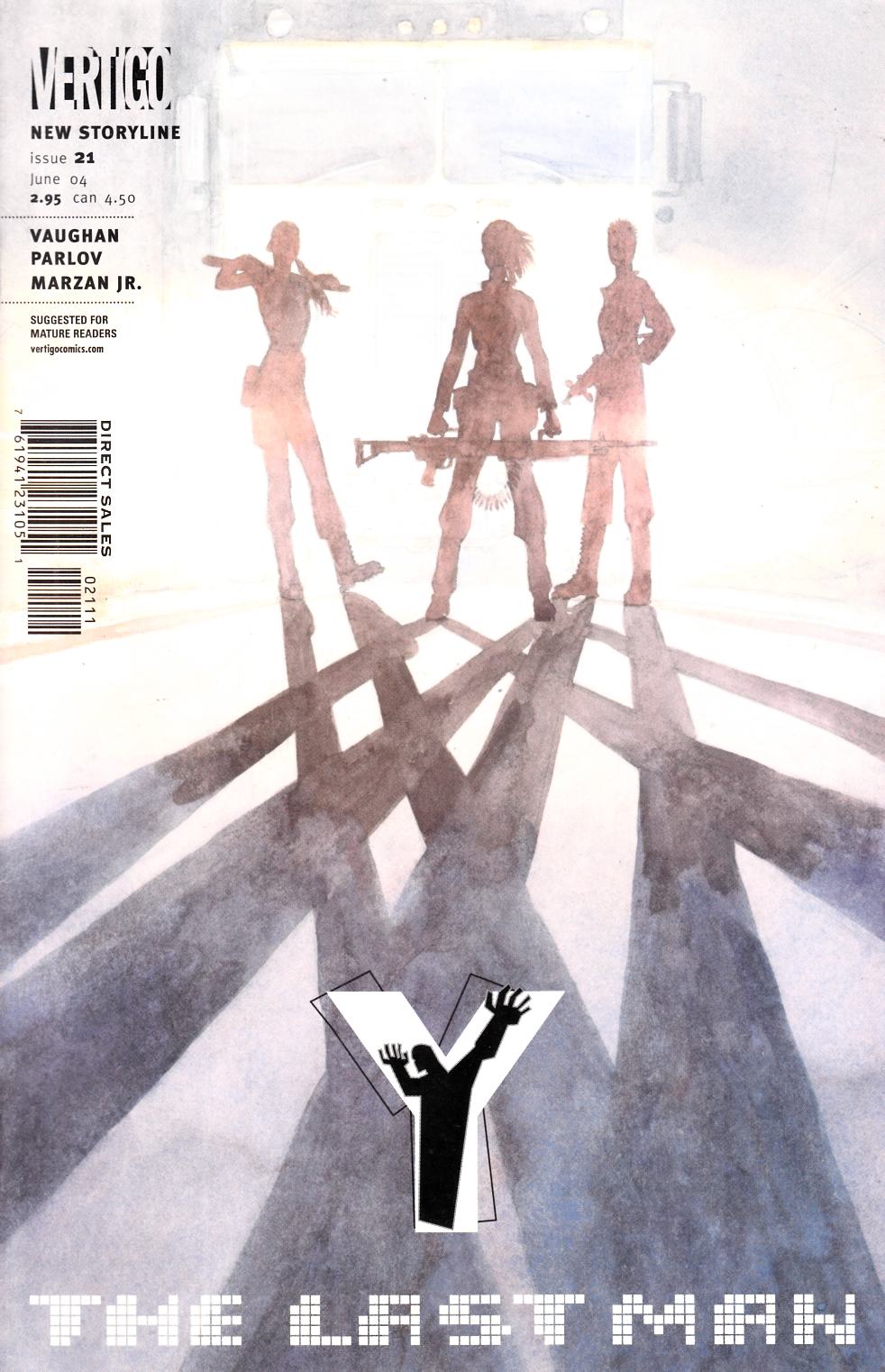 Y the Last Man #21 Near Mint (9.4) [DC Comic] LARGE