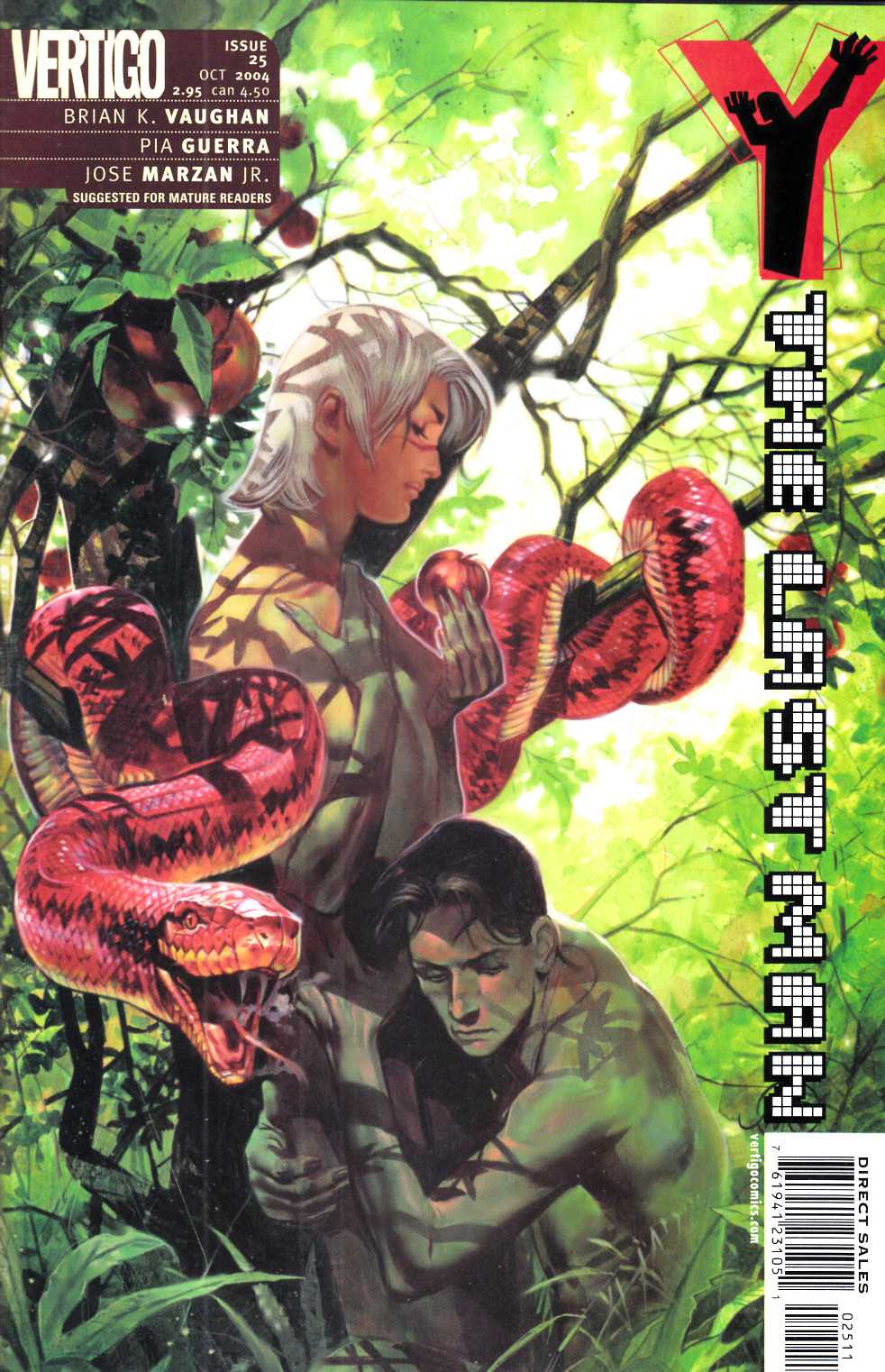 Y the Last Man #25 Near Mint (9.4) [DC Comic] THUMBNAIL