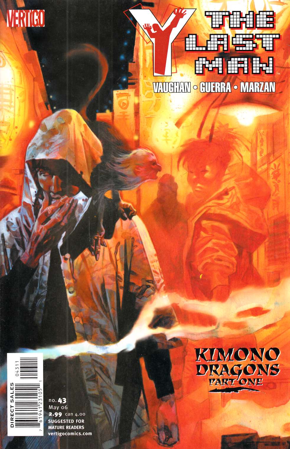 Y the Last Man #43 Near Mint (9.4) [DC Comic] LARGE