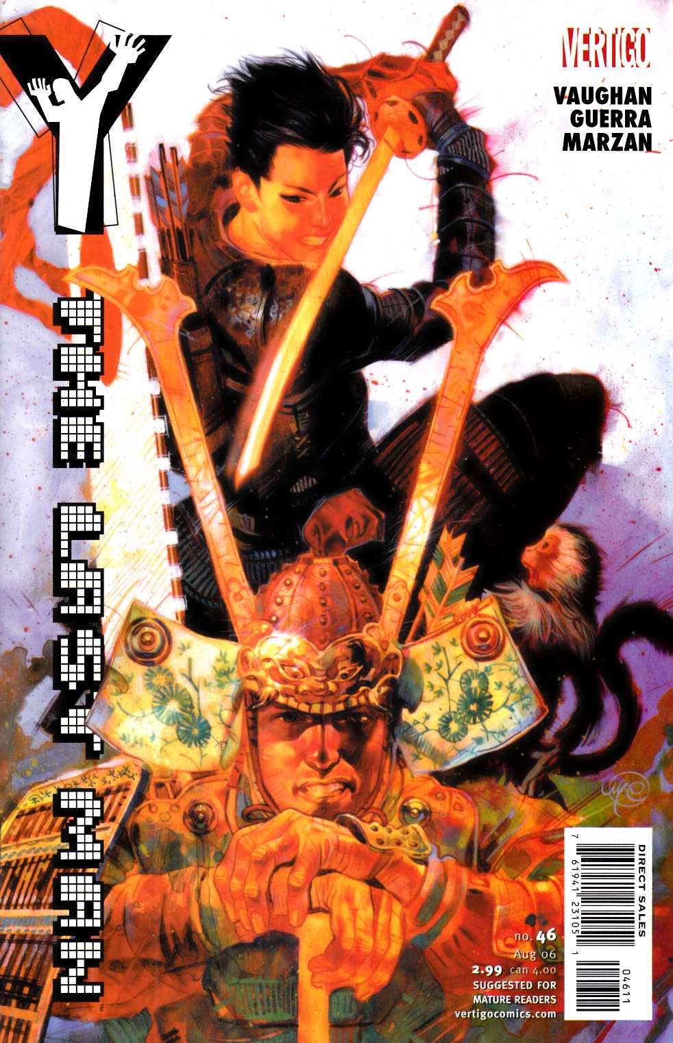 Y the Last Man #46 Near Mint (9.4) [DC Comic] LARGE