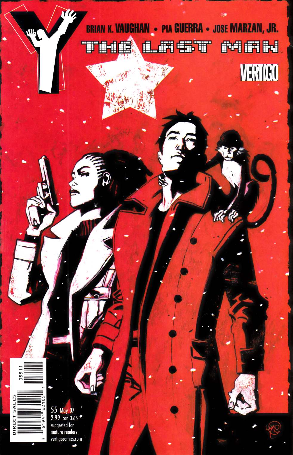 Y the Last Man #55 Near Mint (9.4) [DC Comic] THUMBNAIL