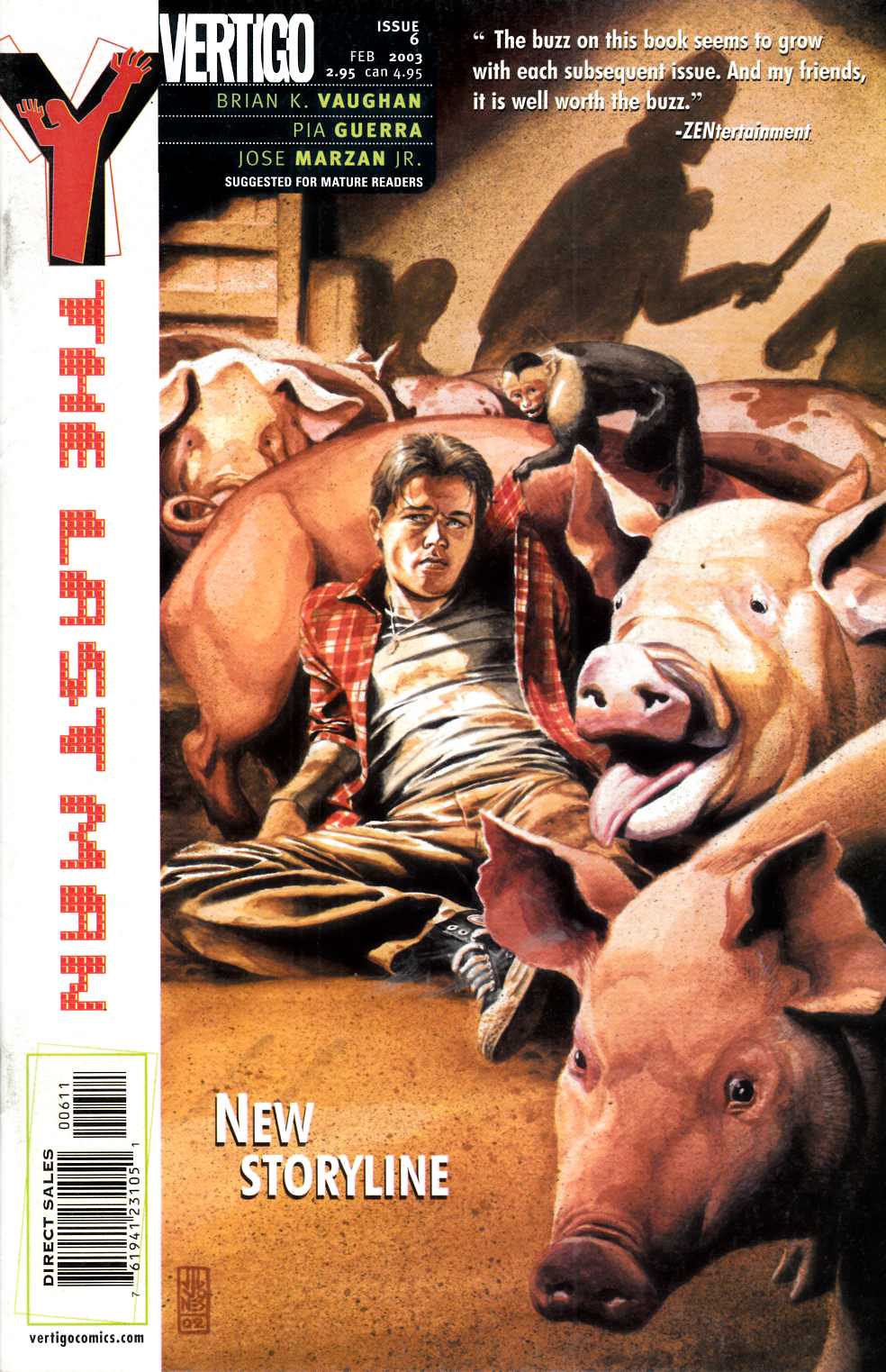 Y the Last Man #6 Fine (6.0) [DC Comic] THUMBNAIL