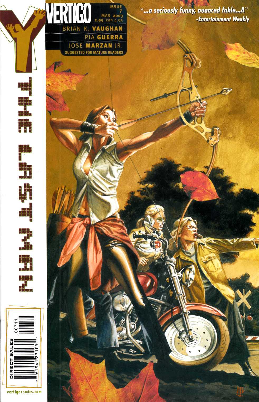 Y the Last Man #7 Near Mint (9.4) [DC Comic] MAIN