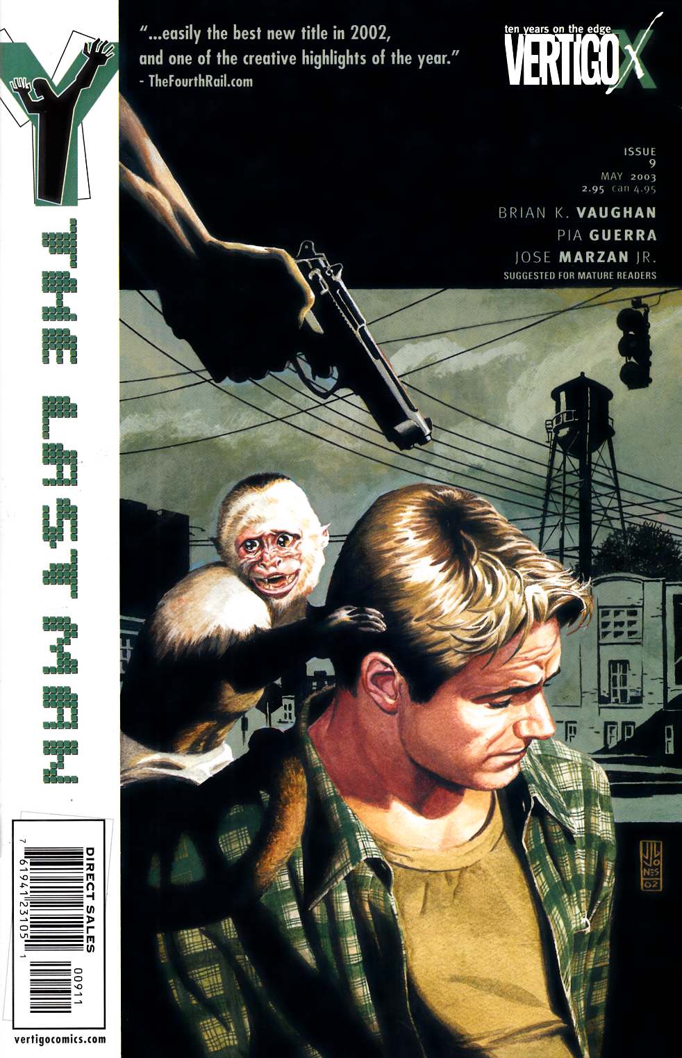 Y the Last Man #9 Near Mint (9.4) [DC Comic] THUMBNAIL