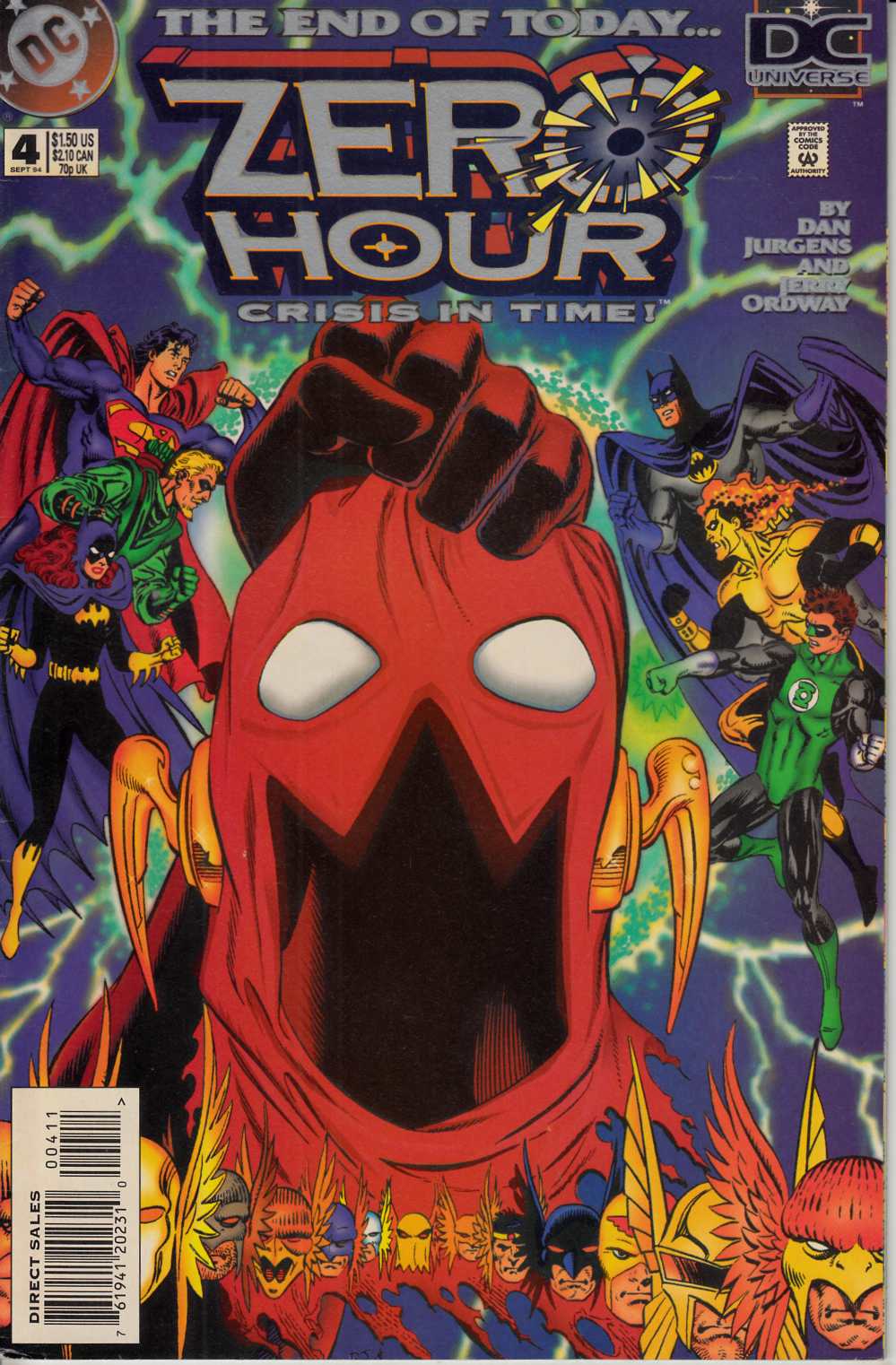 Zero Hour #4 Very Fine (8.0) [DC Comic] THUMBNAIL