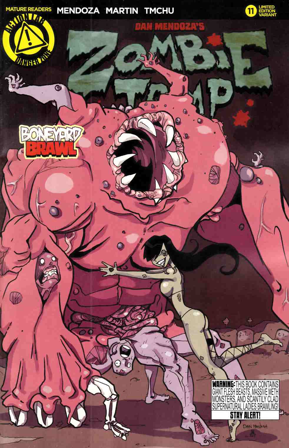 Zombie Tramp Ongoing #11 Mendoza Variant Cover Near Mint Minus (9.2) [Danger Zone Comic] THUMBNAIL