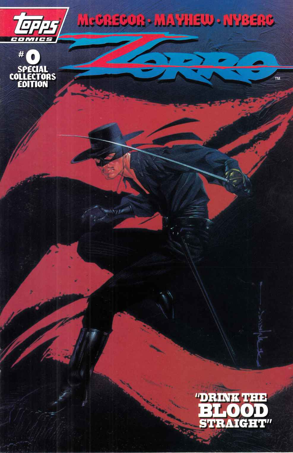 Zorro #0 Very Fine (8.0) [Topps Comic] LARGE