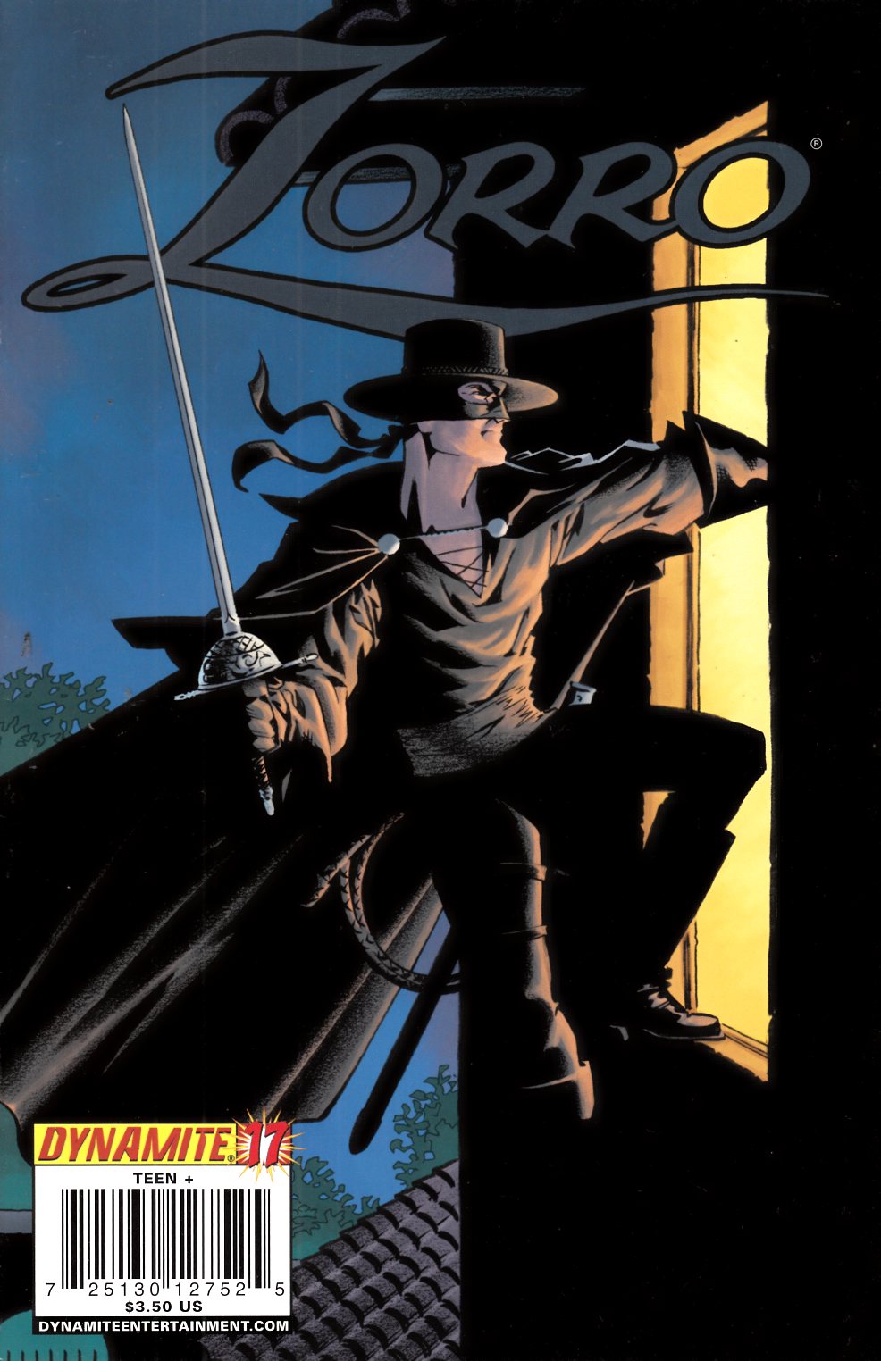 Zorro #17 Very Fine (8.0) [Dynamite Comic] LARGE