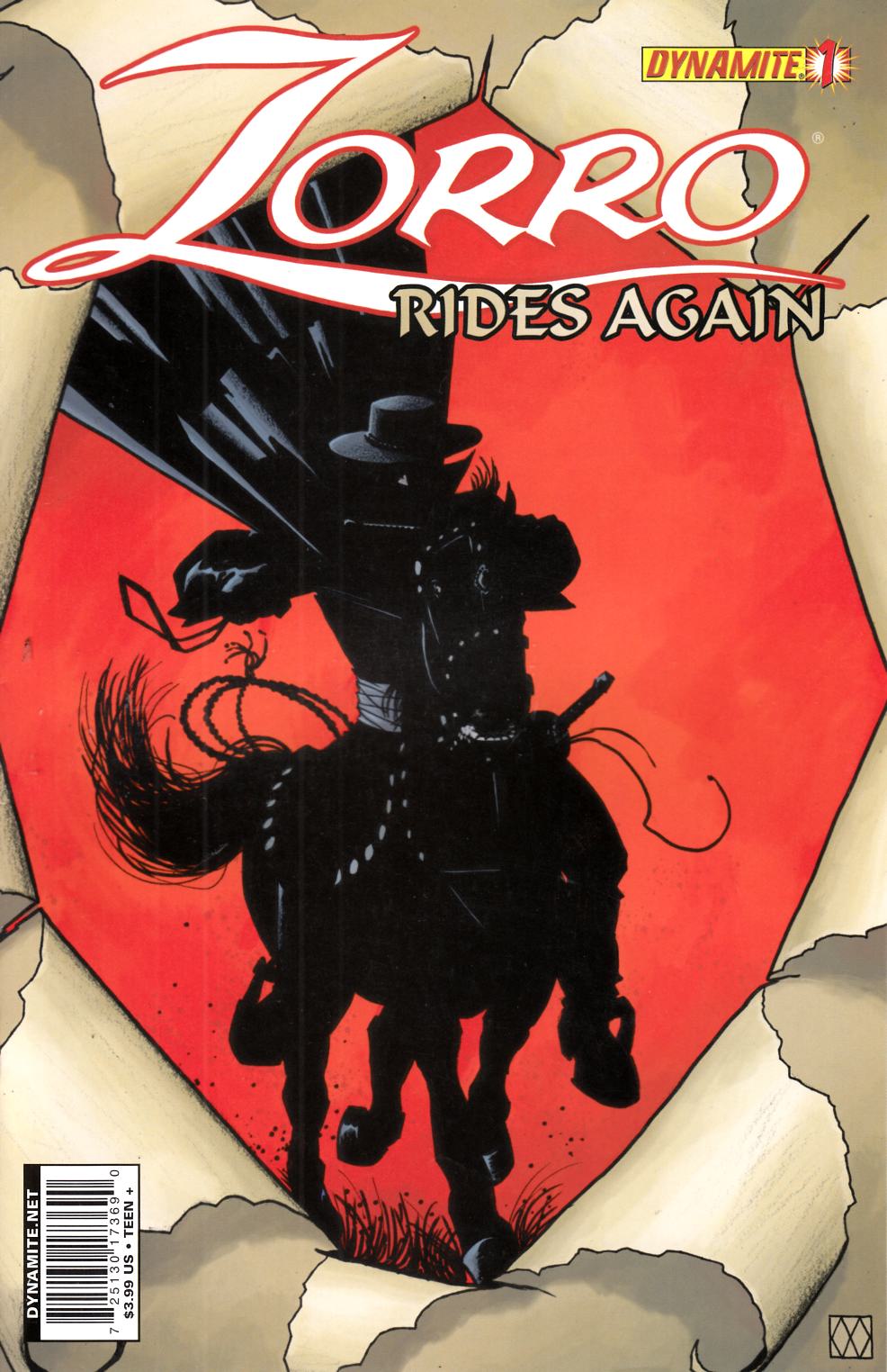 Zorro Rides Again #1 Very Fine (8.0) [Dynamite Comic] THUMBNAIL