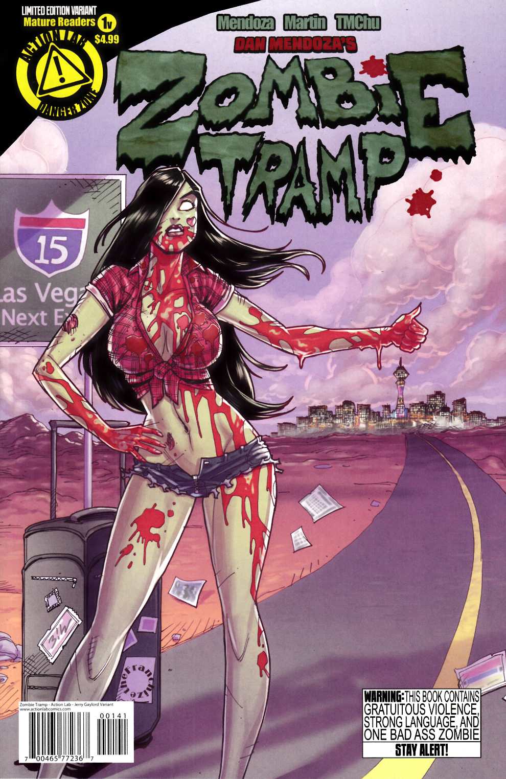 Zombie Tramp Ongoing #1 Jerry Gaylord Variant Cover Fine Plus (6.5) [Action Lab Comic] THUMBNAIL