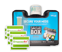 SaferLock and DisposeRx Medication Storage and Disposal Kit MAIN