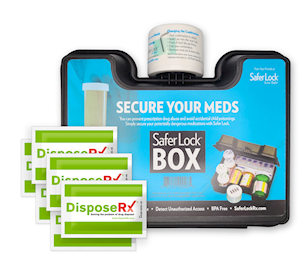 SaferLock and DisposeRx Medication Storage and Disposal Kit THUMBNAIL