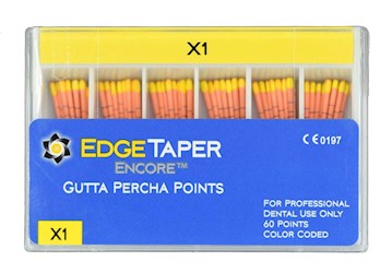 Slim Fit EdgeTaper Encore™ Gutta Percha Points™ THUMBNAIL