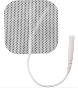 PROTENS Electrodes 2" x 2" Square, Cloth Back, 4/pack LARGE