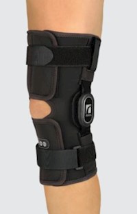 REBOUND HINGED ROM KNEE BRACE - SHORT MAIN