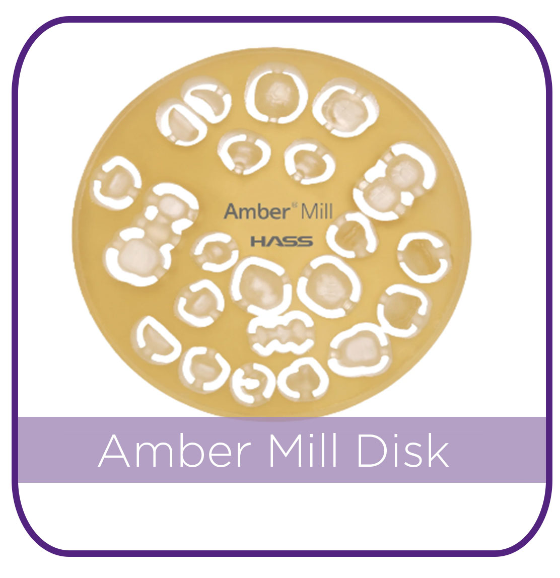 Amber Mill Disk     98mm 12 THUMBNAIL