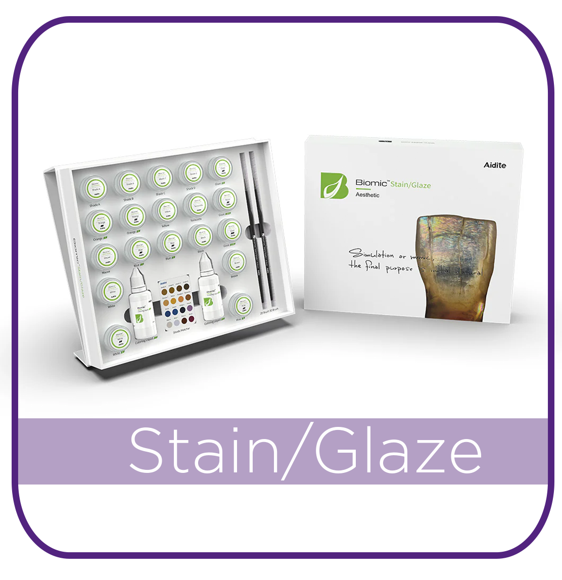STAIN &AMP; GLAZE