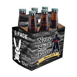 None Shall Pass Black IPA (6 Pack 12 oz Bottles) THUMBNAIL