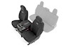 Rough Country GM Neoprene Seat Covers | Black 19-21 1500 Silverado Sierra 91035 THUMBNAIL