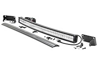 Rough Country For Dodge/ RAM 25/3500 40" Curved LED Bar Hidden Bumper Kit Chrome MAIN