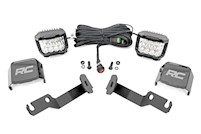 Rough Country LED Ditch Lights 3" OSRAM Wide for Toyota Tacoma 05-15 71091 MAIN