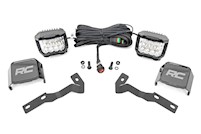 Rough Country LED Light Ditch Mount 3" OSRAM Wide for Toyota Tacoma 16-23 71084 MAIN