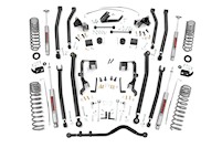 Rough Country 4in Long Arm Suspension Lift Kit for 07-11 Wrangler JK | 4-door MAIN