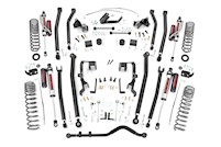 Rough Country 4" Long Arm Lift Kit Vertex Resi Shock for 07-11 Wrangler JK 2-dr MAIN