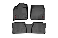 Rough Country Heavy Duty Floor Mats [Frt/Rr]-07-11 for Toyota Tundra Double Cab MAIN