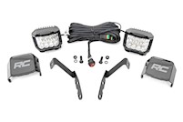 Rough Country LED Light Ditch Mount 3" OSRAM Wide Chevy 1500 2007-2013 71062 MAIN