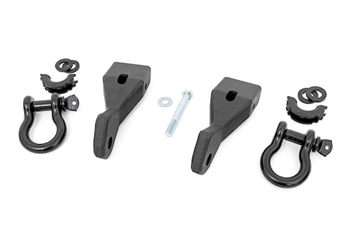 Rough Country GM Tow Hook to Shackle Conversion Kit 07-13 Silverado/Sierra 1500 LARGE