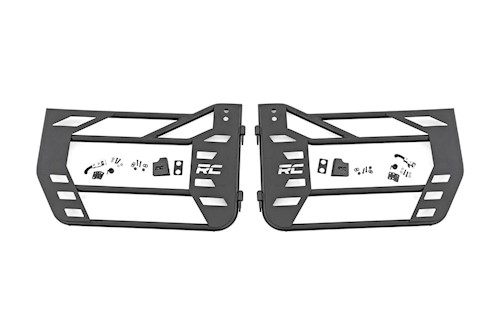 Rough Country Tubular Doors Front for Jeep Wrangler JK 2007-2018 10586A LARGE