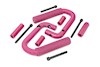 Rough Country For Jeep Front Solid Steel Grab Handles 07-18 Wrangler JK | Pink THUMBNAIL