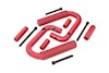 Rough Country For Jeep Front Solid Steel Grab Handles 07-18 Wrangler JK | Red THUMBNAIL
