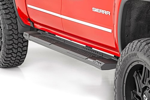 Rough Country GM HD2 Running Boards 07-19 Silverado/Sierra PU | Crew Cab LARGE