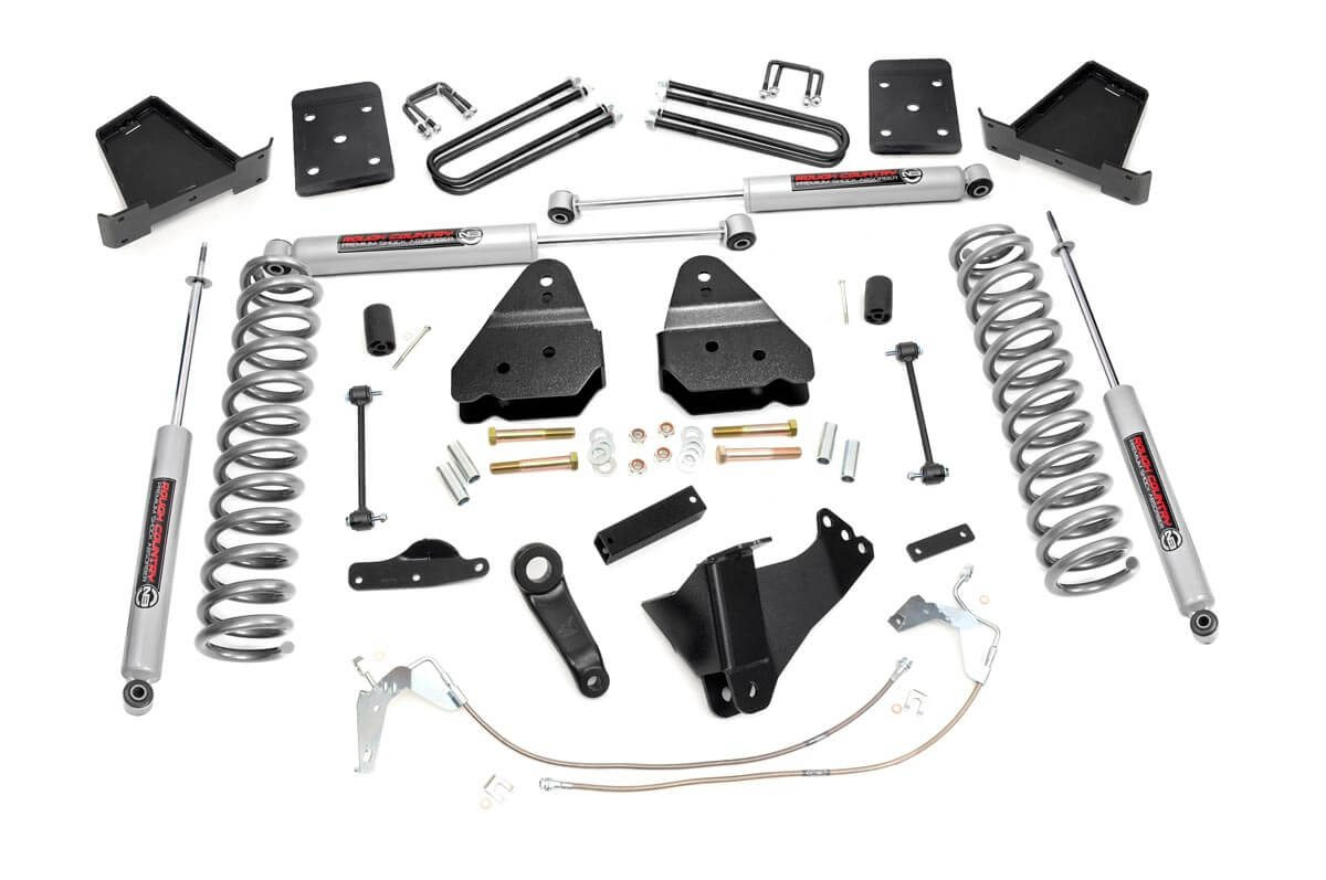 Fat Bob's Garage, Rough Country Part #478.2, Ford F250/350 Super Duty 4.5" Suspension Lift 4WD 2008-2010 THUMBNAIL