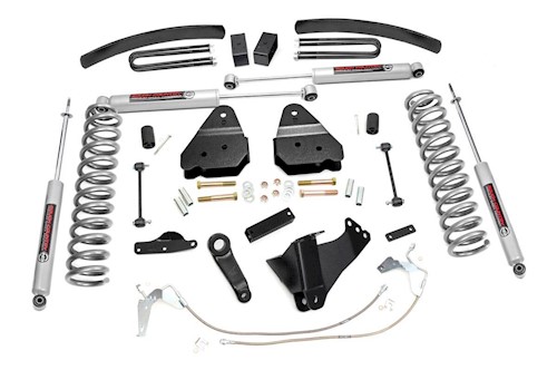 Rough Country 6 Inch Lift Kit Gas For Ford F-250/F-350 Super Duty 4WD 2008-2010 -597.20 LARGE