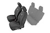Rough Country Neoprene Front Seat Cover|Black [13-18 for Wrangler JK Unlimited] THUMBNAIL