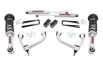 Rough Country 4d F150 3" Lift Kit w/Lifted Struts Upper Ctrl Arms 09-13 4wd MAIN